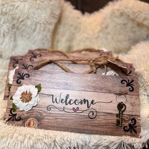 Rustic Welcome Sign